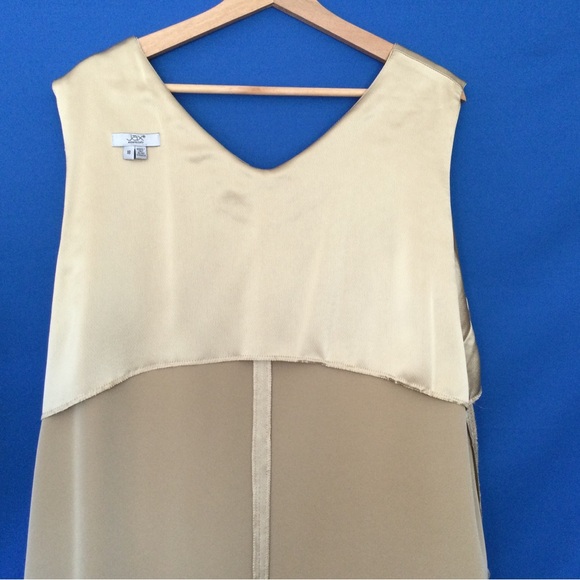 Jax Vintage Size 18 Gold Shell Tank Top Sleeveless Blouse Gold - Picture 10 of 13